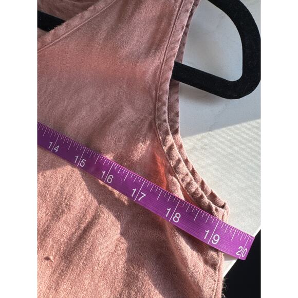 Parachute 100% Linen Tank Top in Pink - Medium - Picture 8 of 8